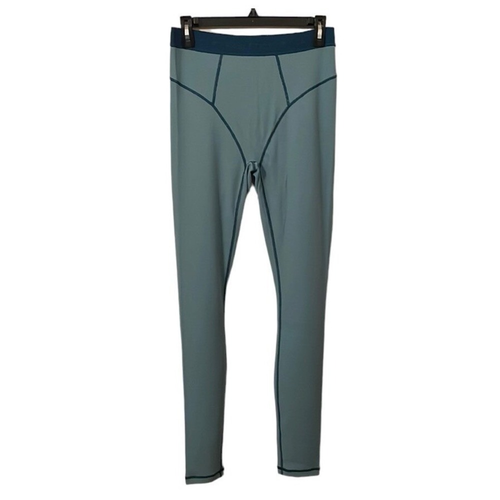 Fabletics Women's Waffle Knit Arctic Wave Midnight Blue Leggings Size M